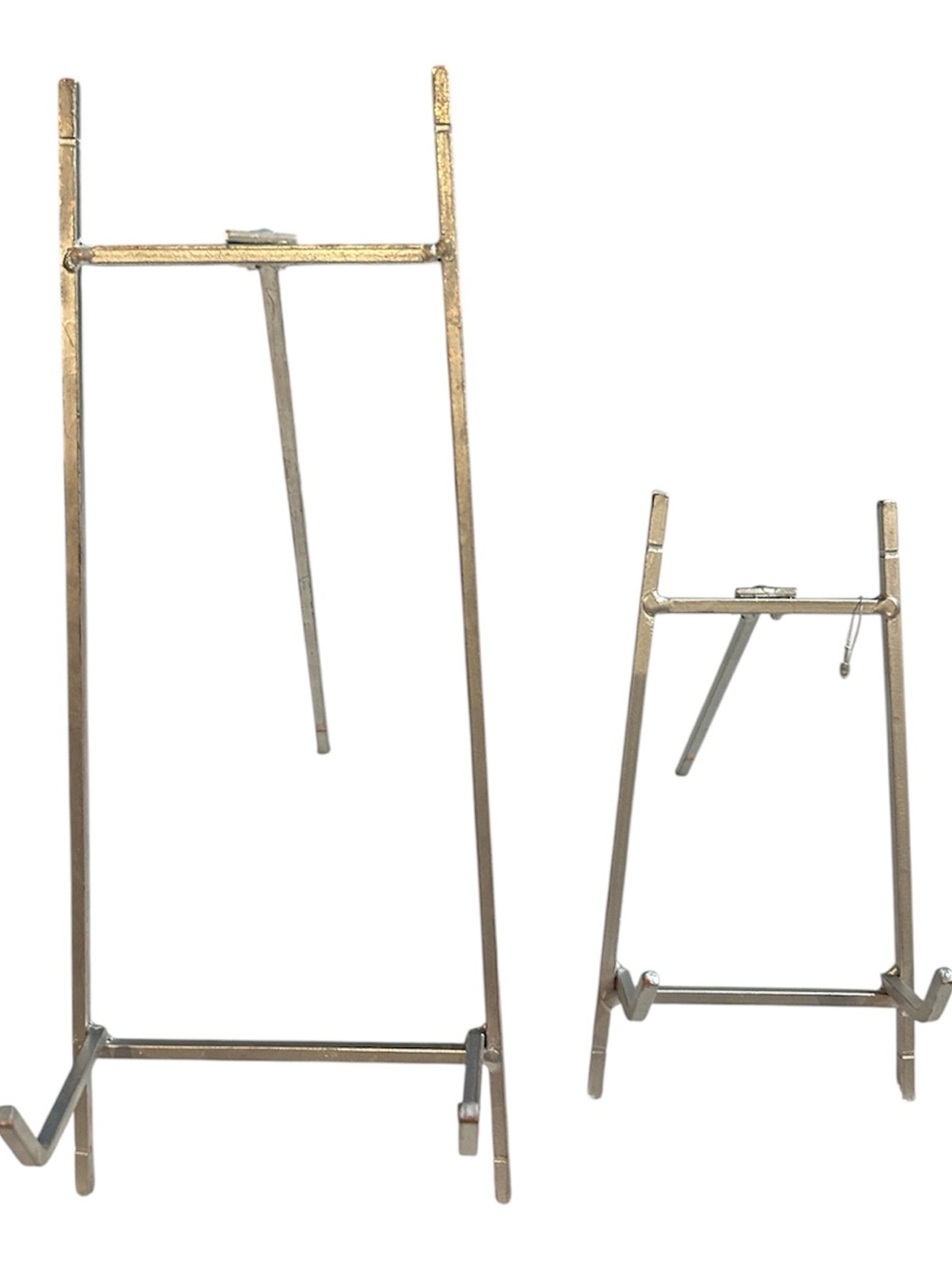 Silver Metal Display Easel Stand